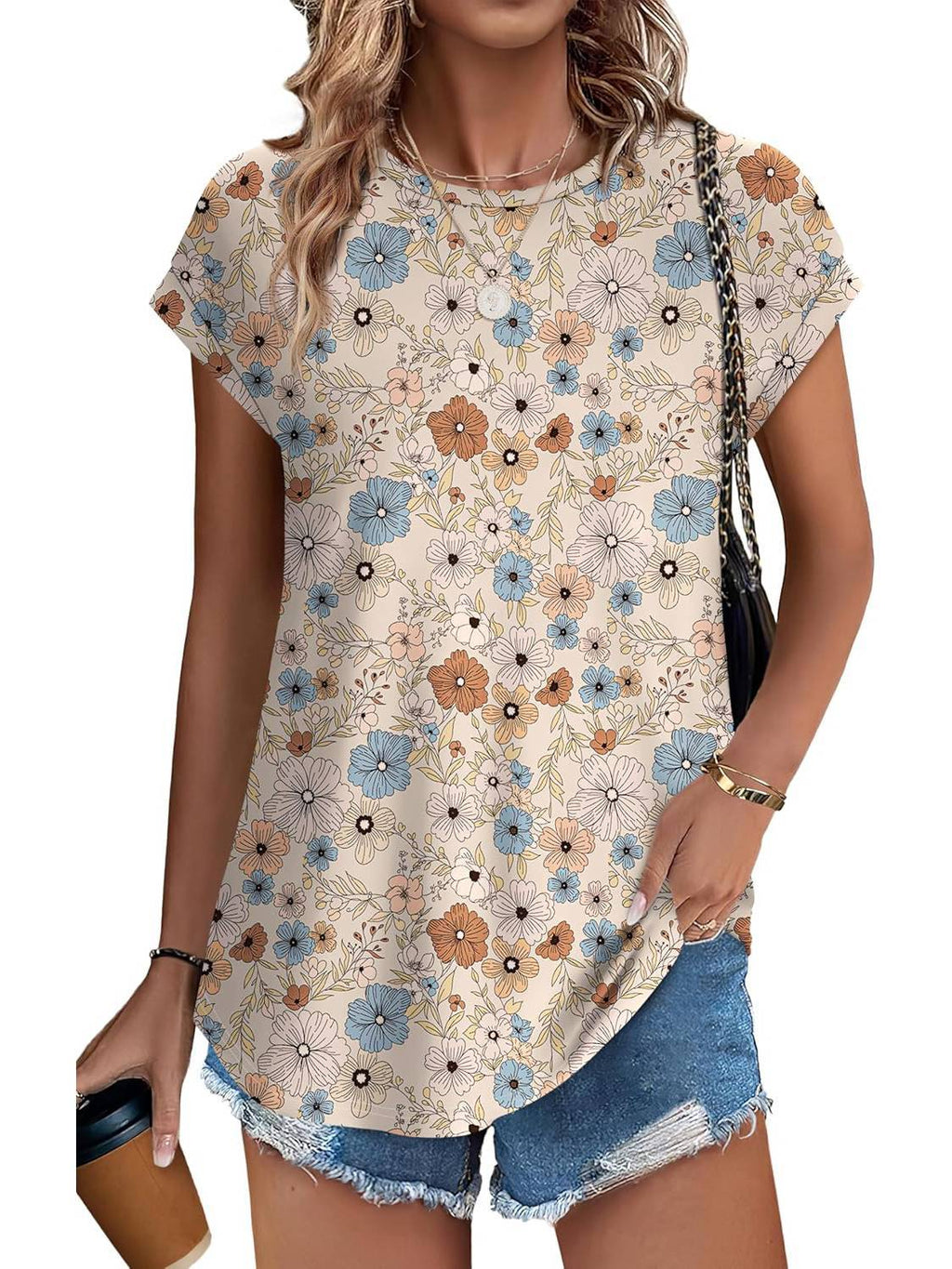 Necie | Chic Printed Blouse