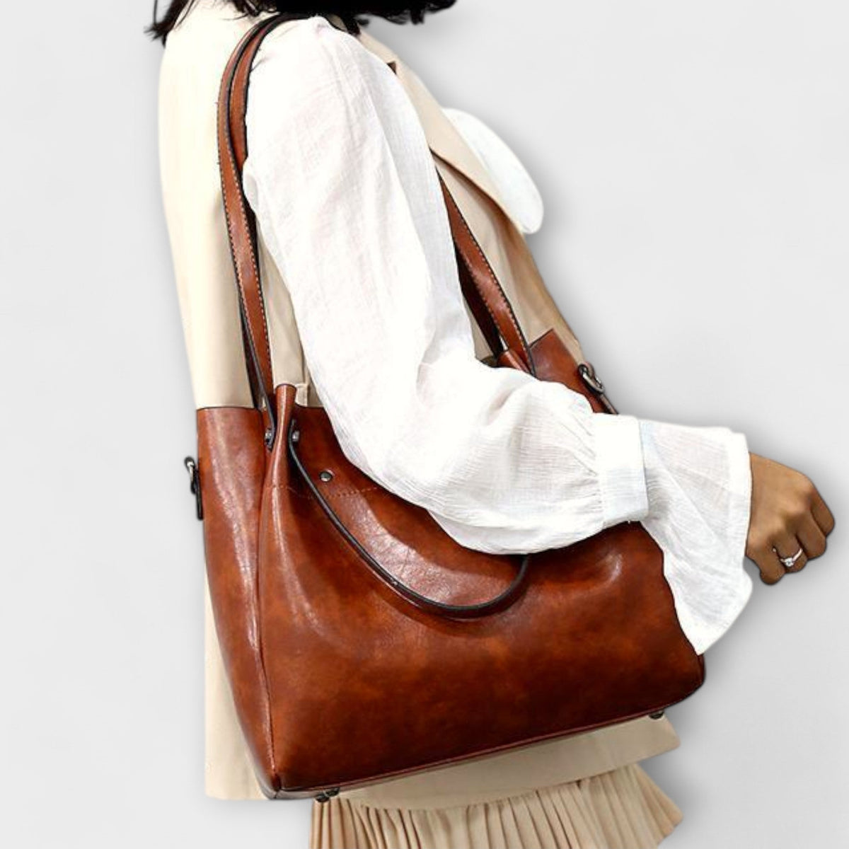 Olivia - 4-Piece Vintage Bag Set