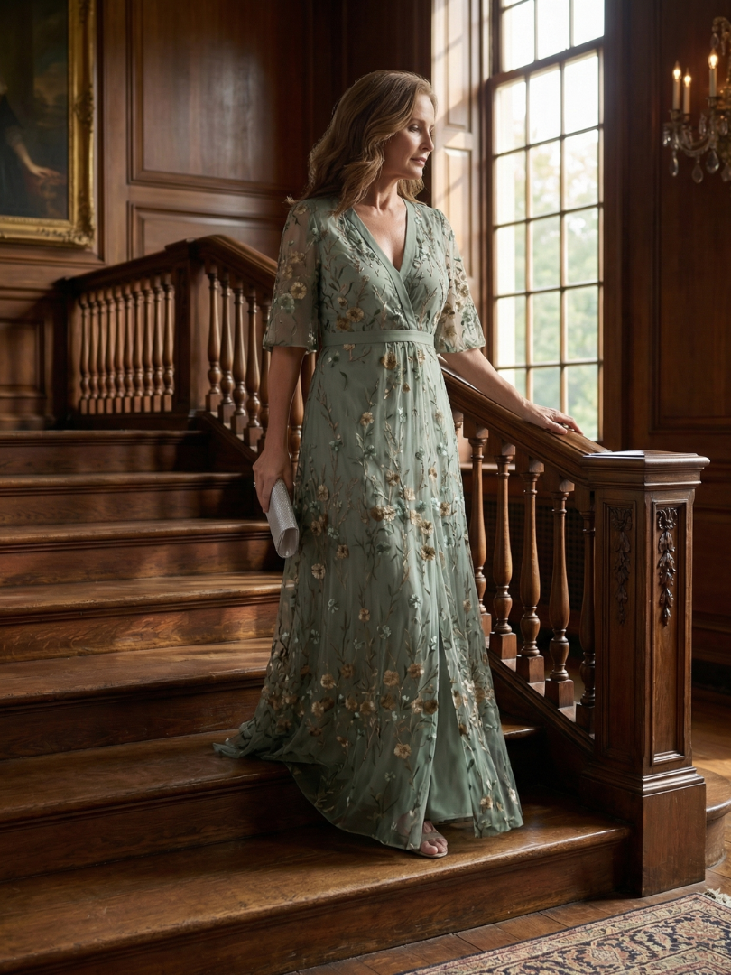 Floral Halter Maxi Dress with Flowing Silhouette