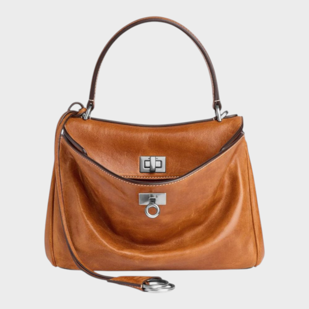 Minimalist Cowhide Handbag Available in Four Sizes