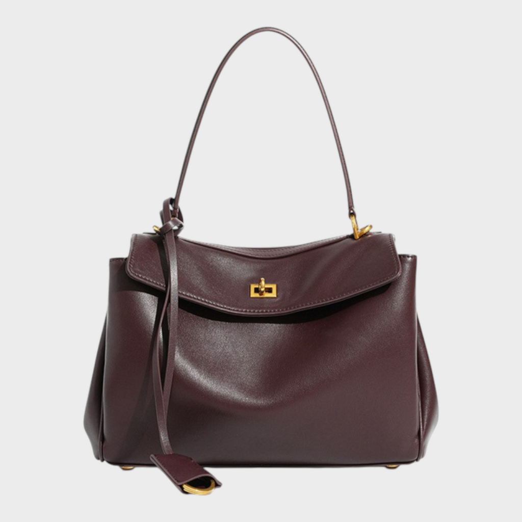 Minimalist Cowhide Handbag Available in Four Sizes