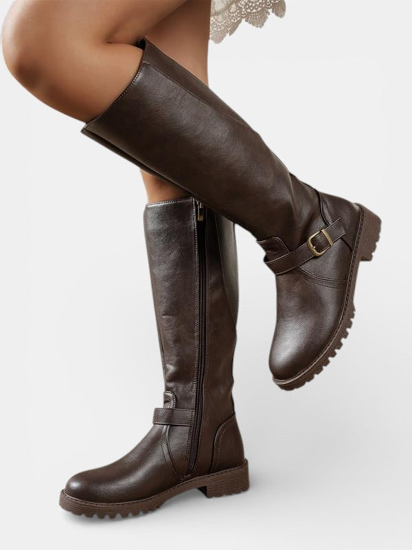 Comfort Boots for Women in Brown and Black