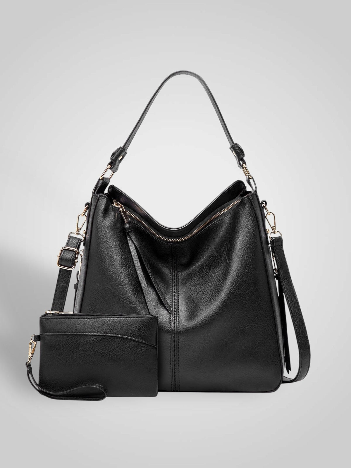 Souf | Luxury Leather Anti-Theft Hobo Bag