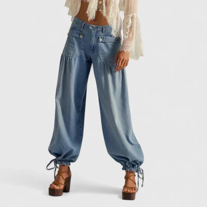 Relaxed Office Trousers with Soft Waistband