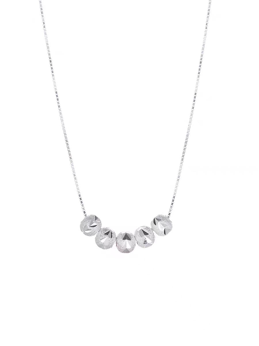 Serena Granata Necklace | White Gold