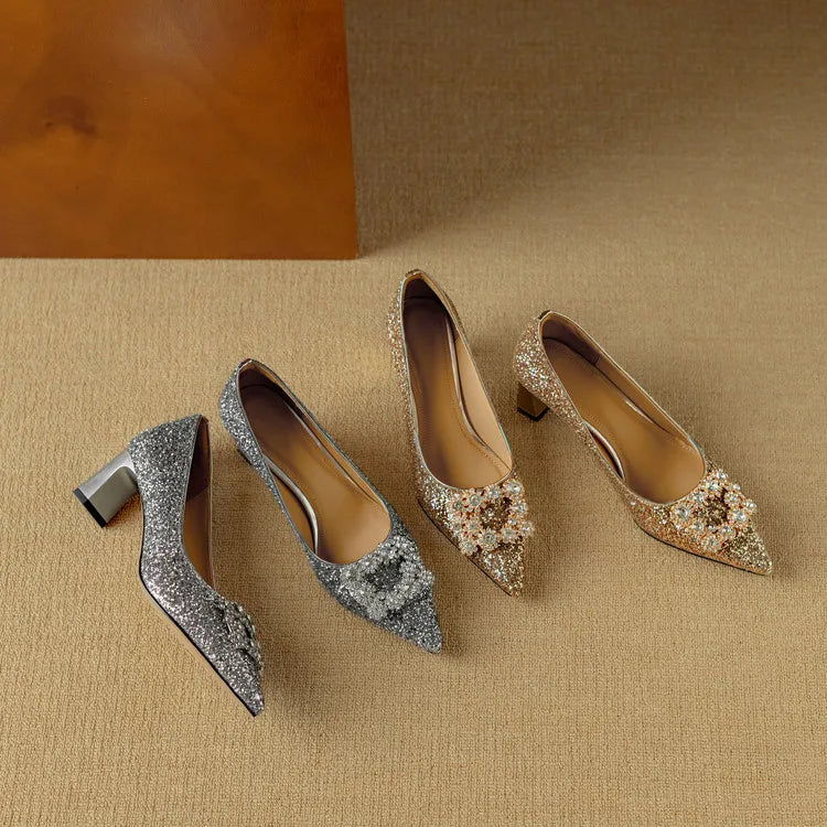 Gloria Glitter Pumps