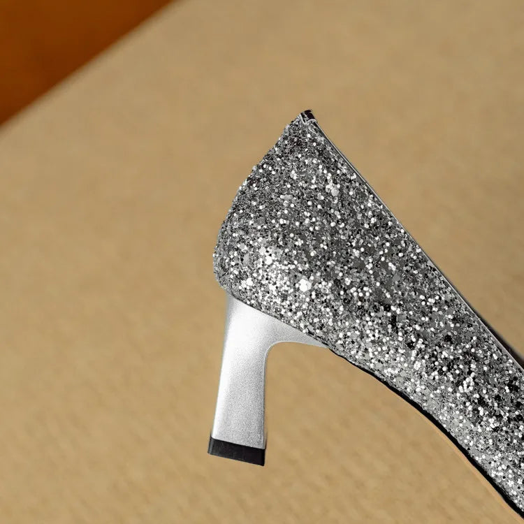 Gloria Glitter Pumps