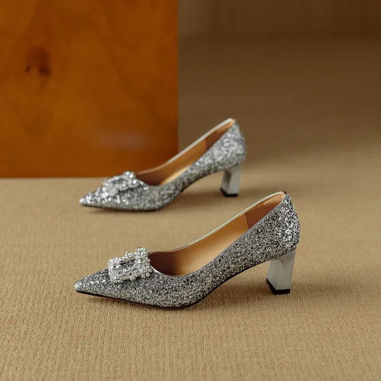 Gloria Glitter Pumps