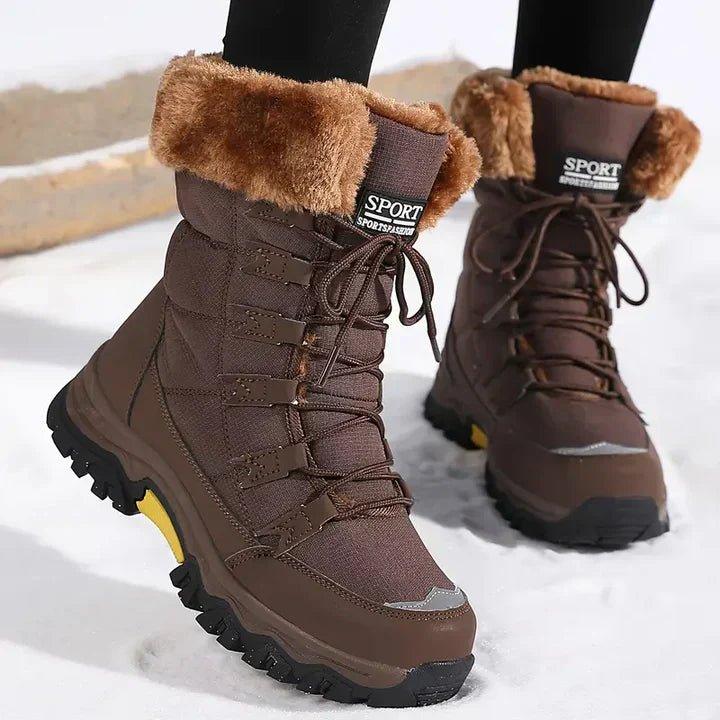 Thermal-Lined Waterproof Women's Boots for Snow and Rain