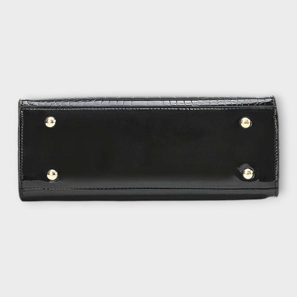 Erain - Shiny crocodile leather bag