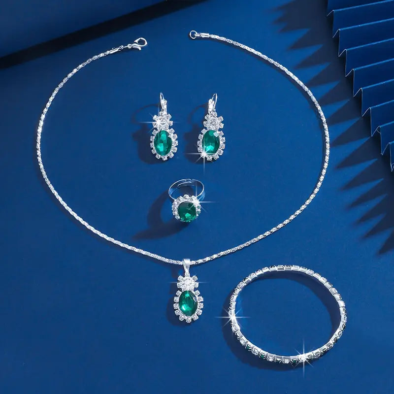 Seloria Grevalyn Jewelry Set | White Gold