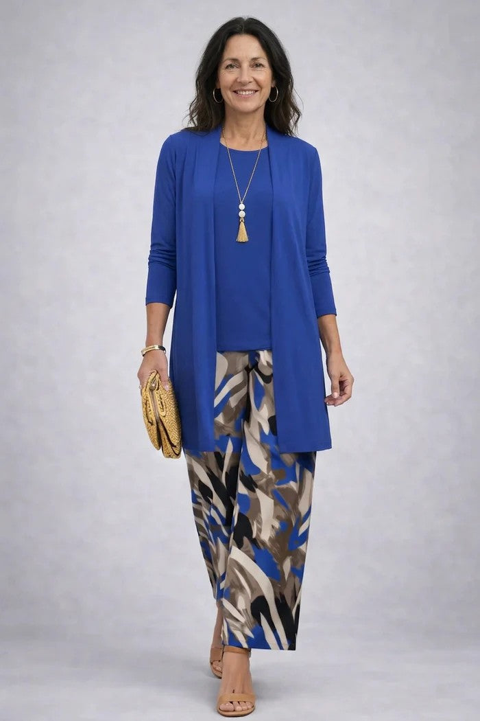 Three-Piece Matching Set with Printed Detailing