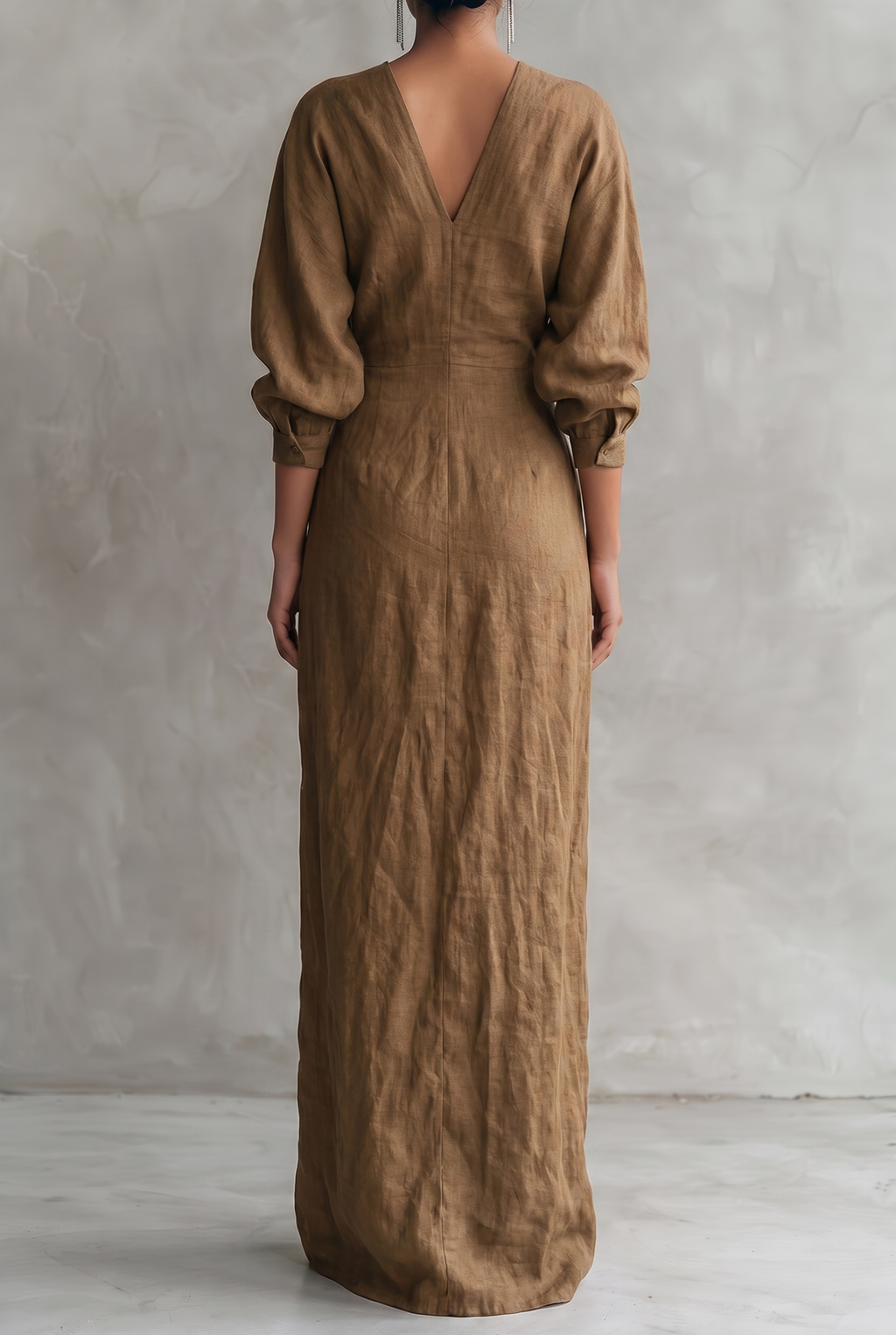 Breathable Summer Maxi Dress in Pink, Brown and Black