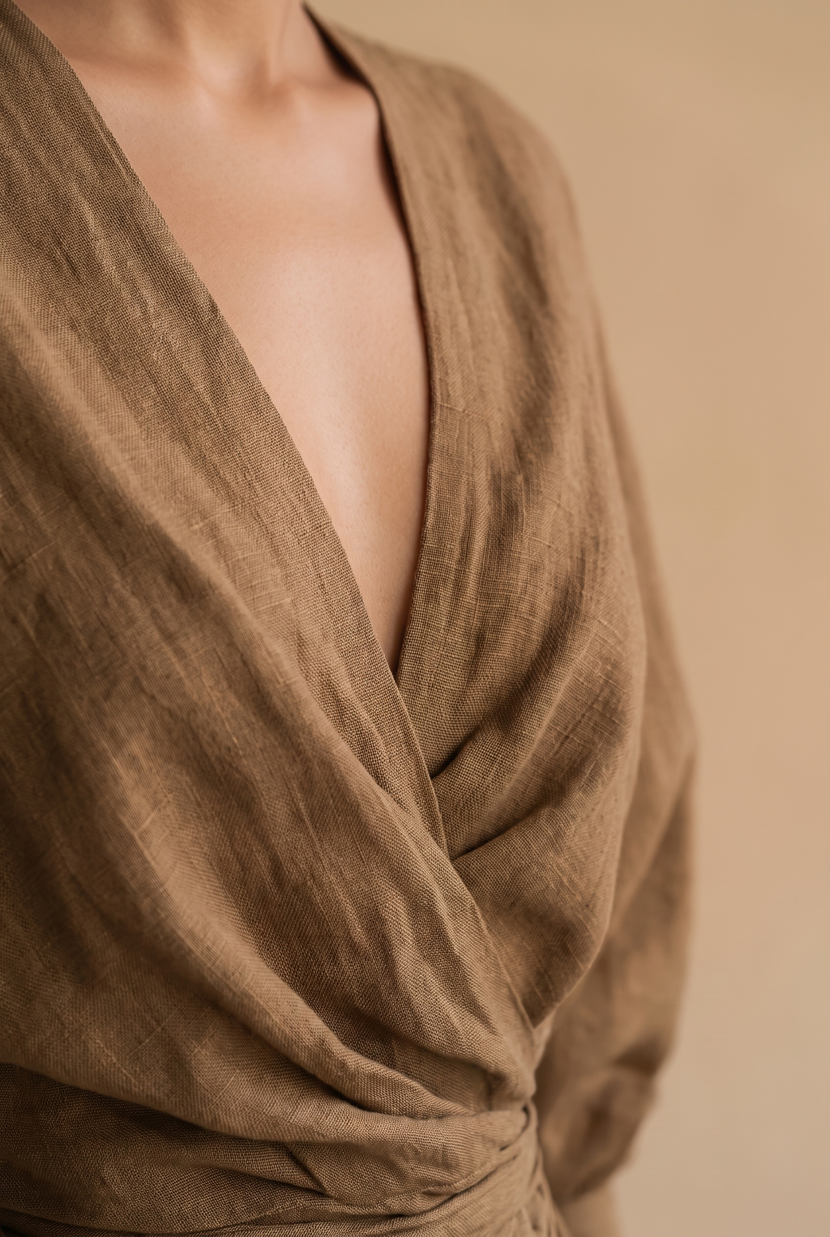 Everyday Linen Dress for Vacation and Casual Outings