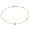 Cléa Moissanite Stone Bracelet | Gold