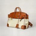 Dali | Two-Size Weekend Bag in Canvas and Leather