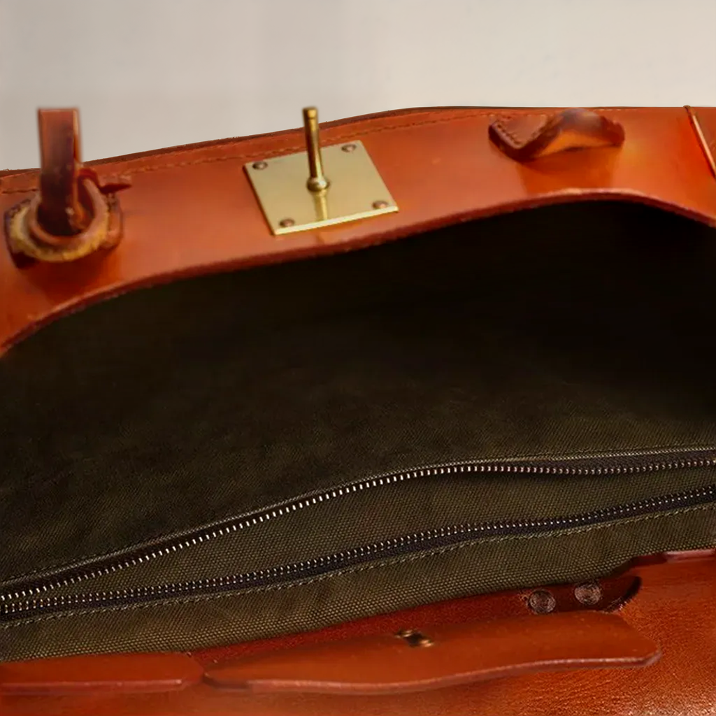 Dali | Two-Size Weekend Bag in Canvas and Leather