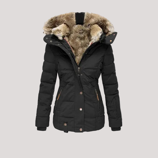 Meredith | Women's Faux Fur Hooded Winter Jacket